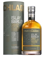 Flaske Bruichladdich Islay Barley 2012 fra otte gårde på Islay